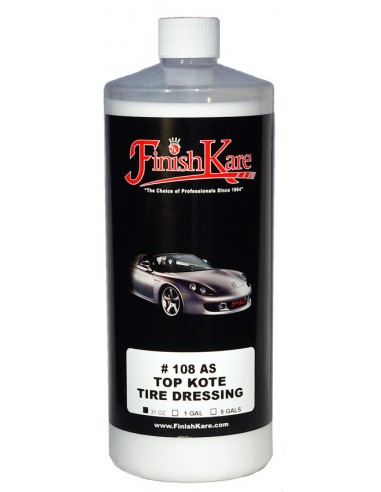 FINISH KARE 108 Top Kote Anti Static Tire Dressing